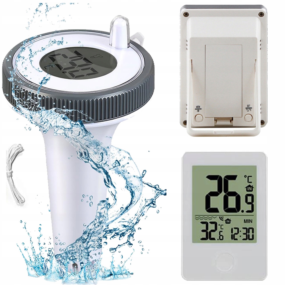 Plovoucí Bazénový Teploměr Do Vody Bazénu Jacuzzi Spa Bazén