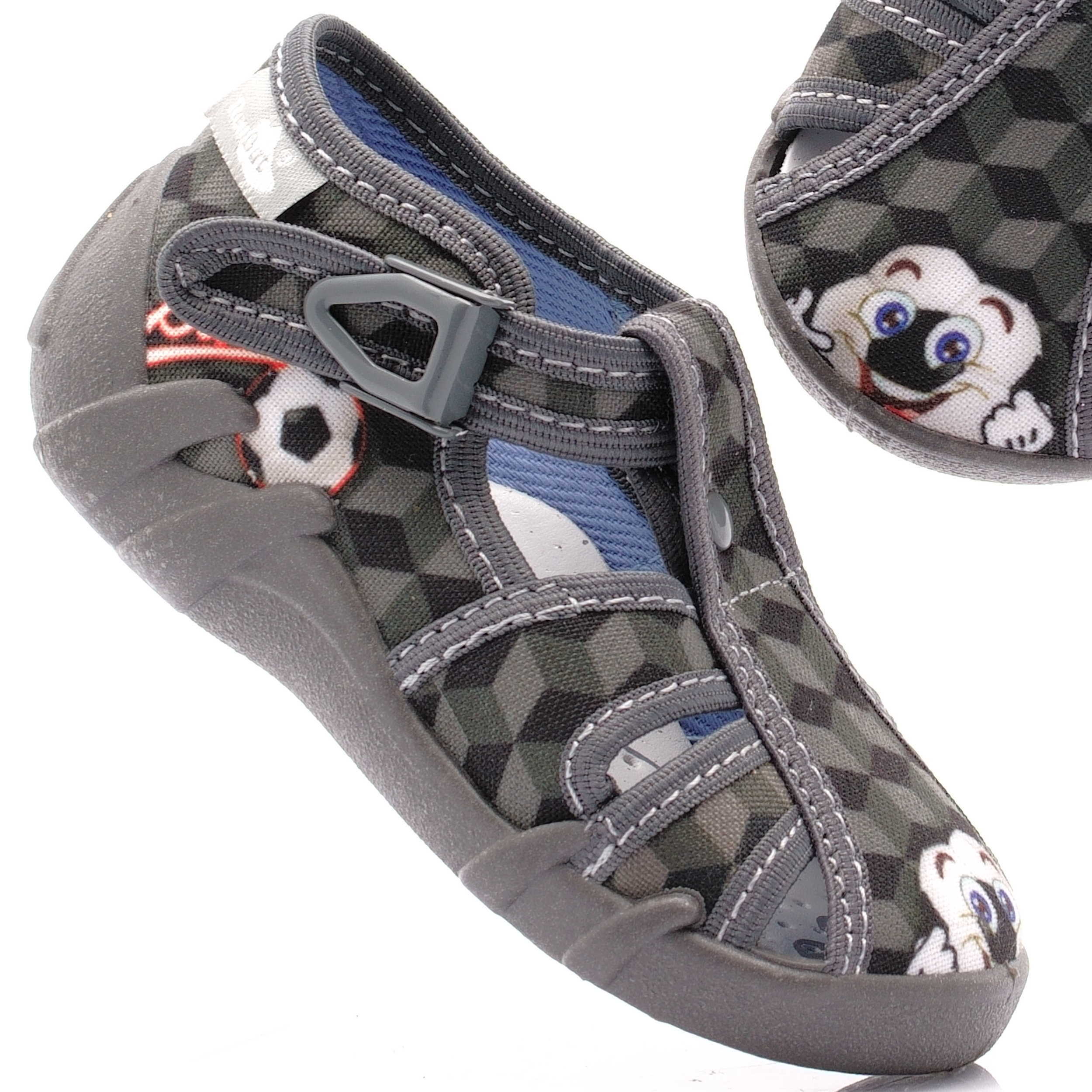 

Kapcie Buty Chłopięce Paputki Papcie Skóra 27