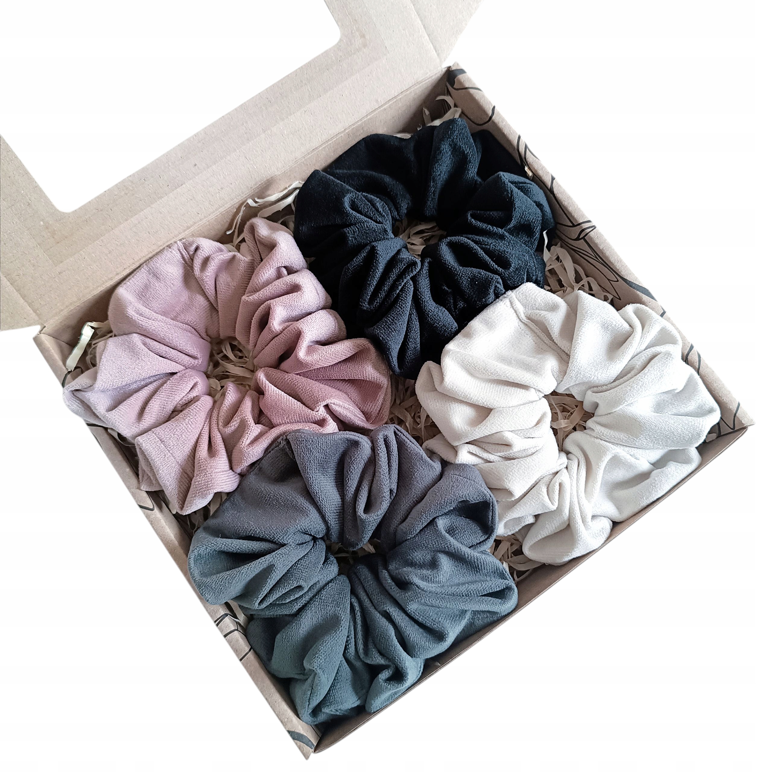 Sada Gumiček Do Vlasů Velurové Dárková Krabička Pro Ni Handmade „cozy“