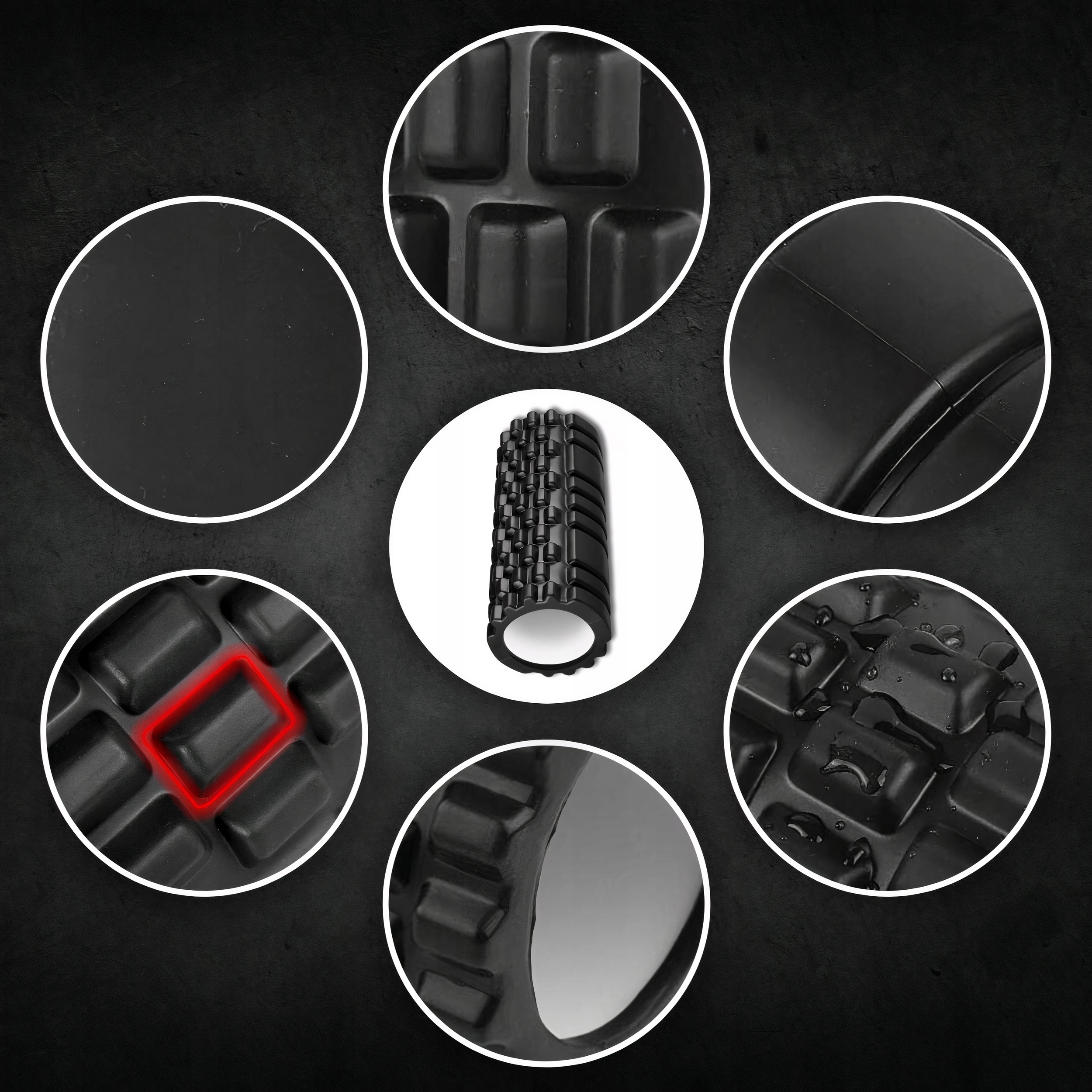 DUŻY WAŁEK DO PLECÓW 45CM PLECÓW NÓG MASAŻER ROLER DO MASAŻU DO ĆWICZEŃ Model ROLLER DO PLECÓW