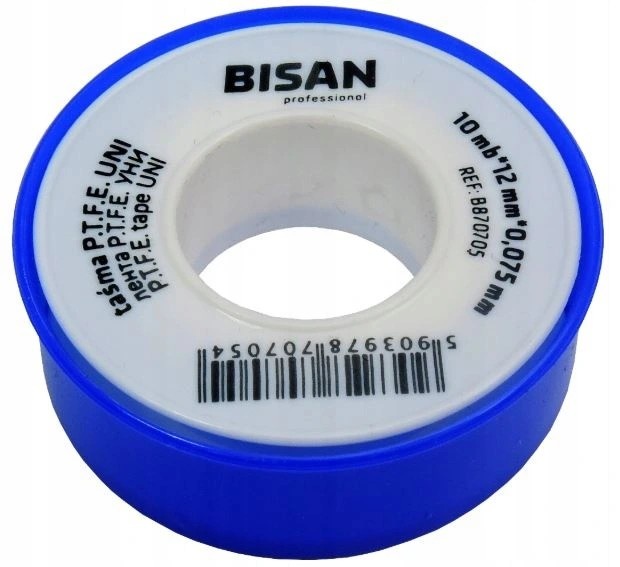 

Taśma teflonowa do gwintów Ptfe 12x0.075 10metrów