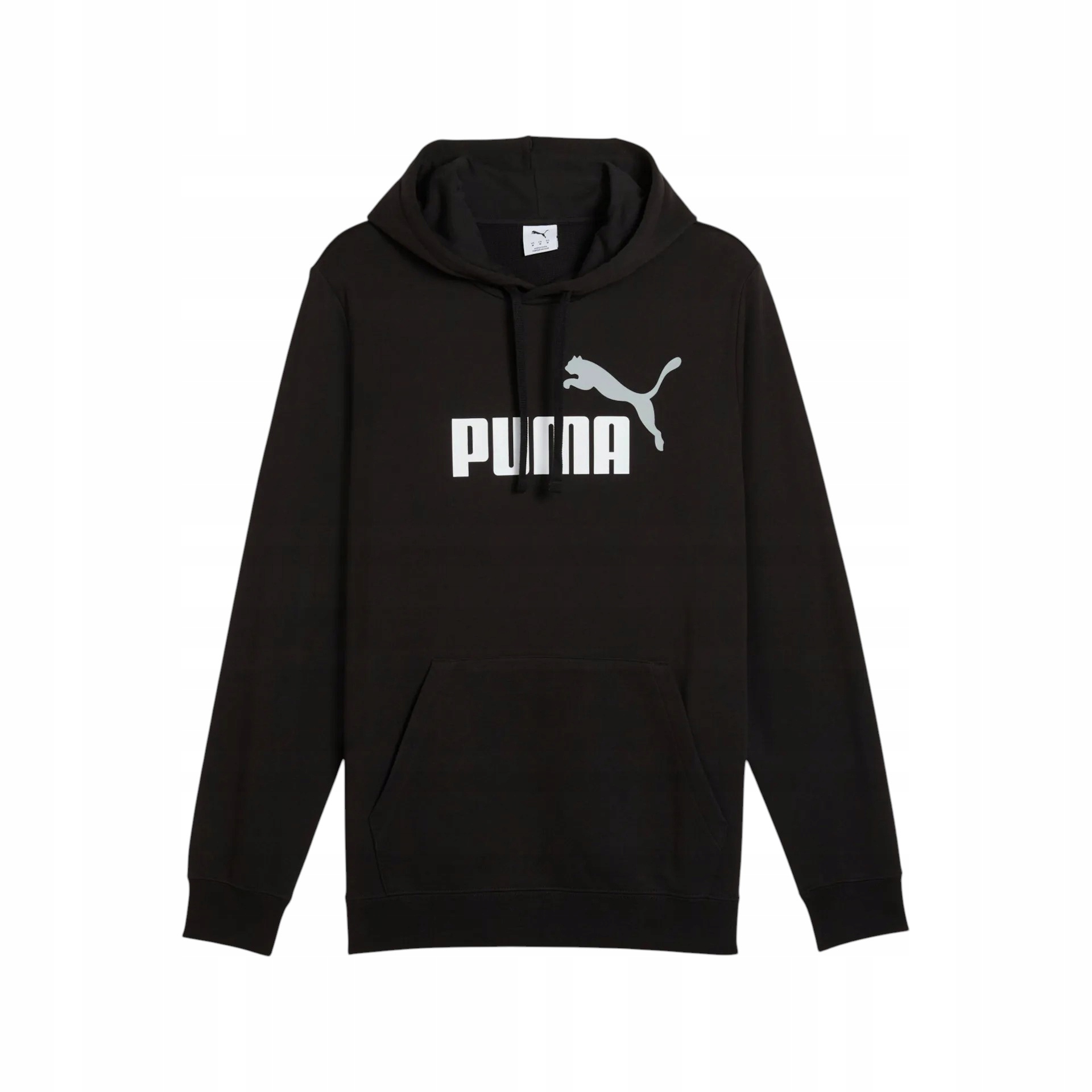 Puma Pánská Mikina Ess 2 Color Logo Hoodie Černá vel. L