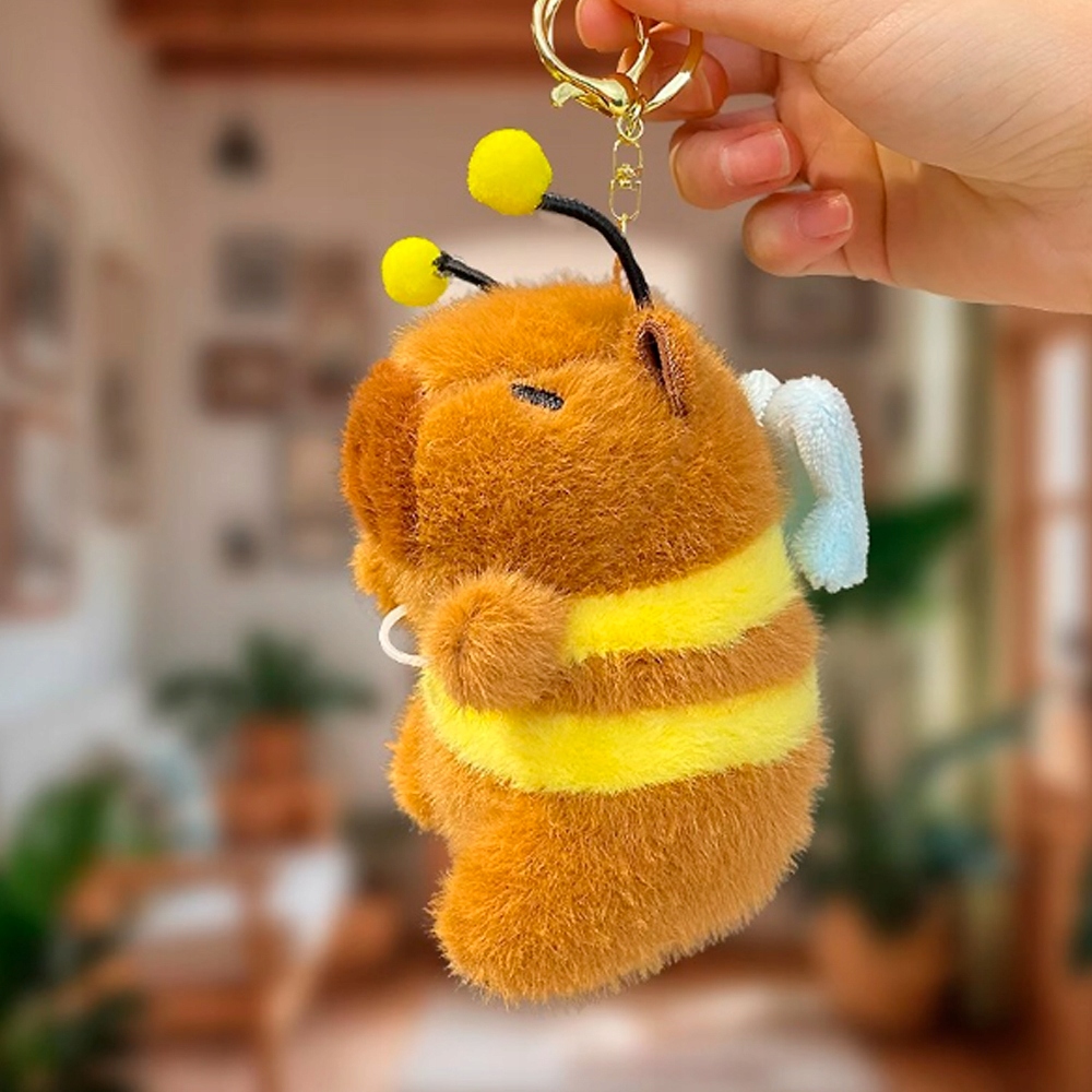 BRELOK KAPIBARA Z ŻÓŁWIEM PLUSZOWA MASKOTKA Z RUCHOMYMI SKRZYDŁAMI PSZCZOŁA Wiek dziecka 0 +
