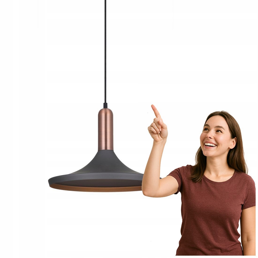 Závěsná lampa Lusty MDM-3027/1 Gr+rc Italux