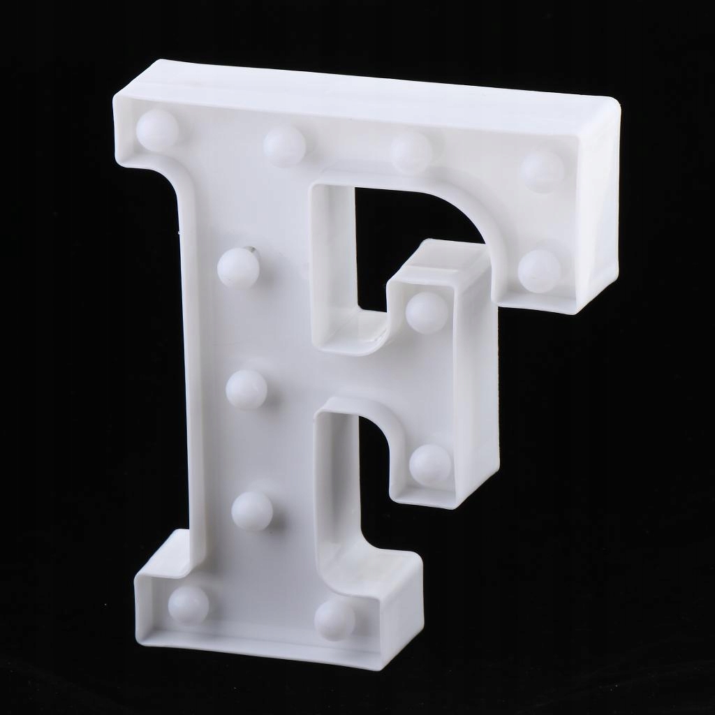 Decorative LED letter marquee with lights F. Producent inny