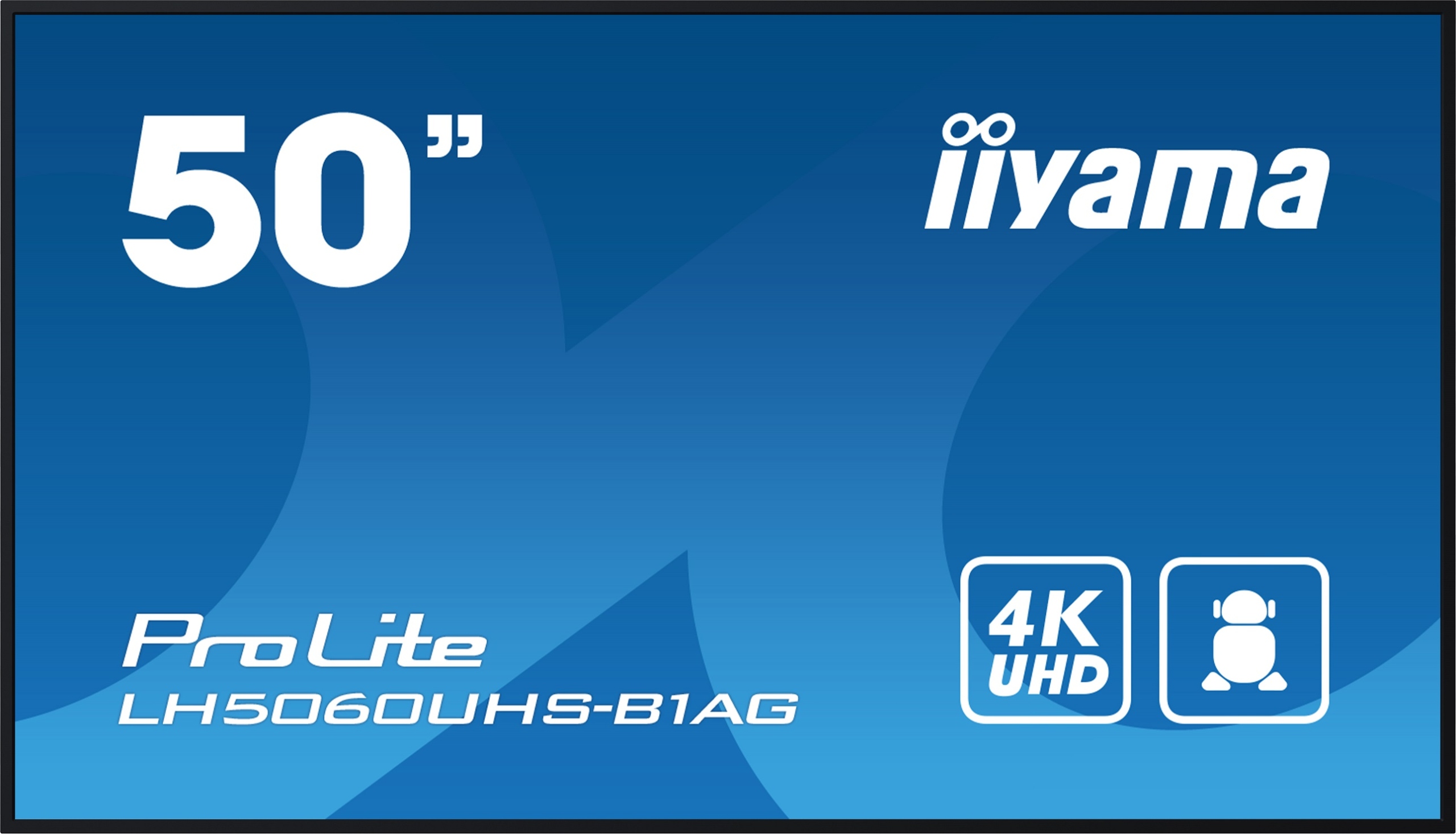 50" iiyama LH5060UHS-B1AG: Ips, 4K Uhd, 24/7, Android