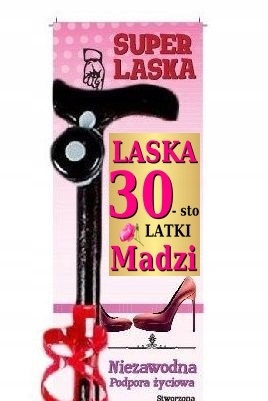 

Laska na Urodziny 18 30 40 . Pani śmieszny