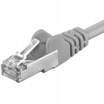 PremiumCord Kabel krosowy kabel sieciowy CAT6a S-FTP 20m RJ45-RJ45 10Gb/s