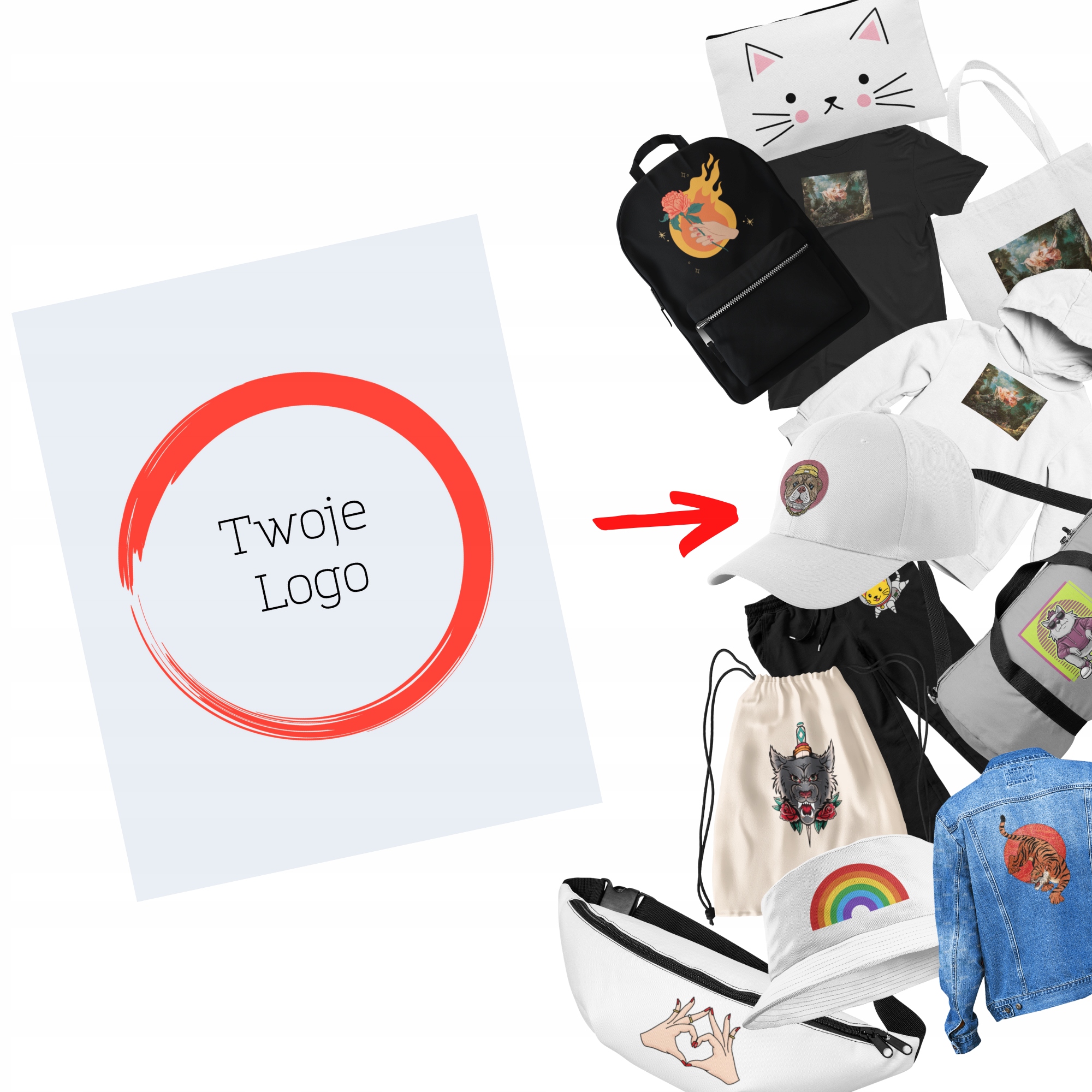 

Naprasowanka Logo Termo Naklejka Aplikacja