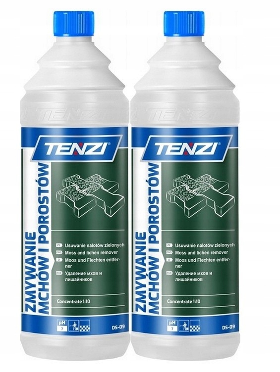 Levně 2x Tenzi Odstraňování Mechů Lišejníků Přípravek na čištění dlažebních kostek 1L