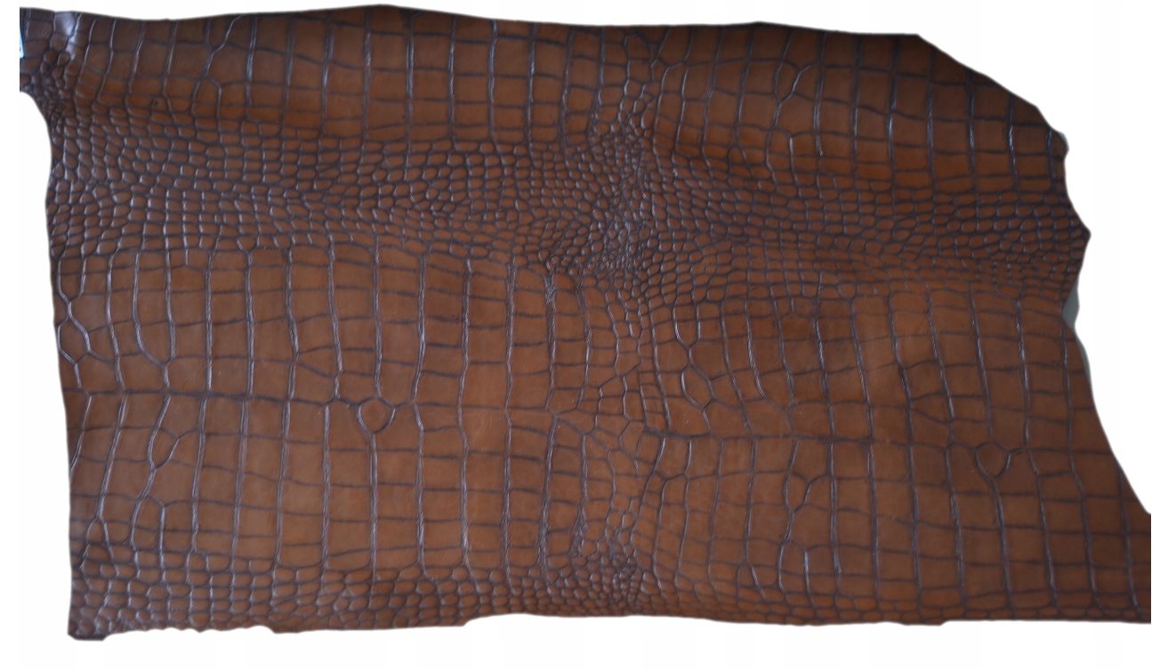 1478 Hnědá hovězí kůže Itálie 95/65 vzor Aligator Kaletnicza Starza