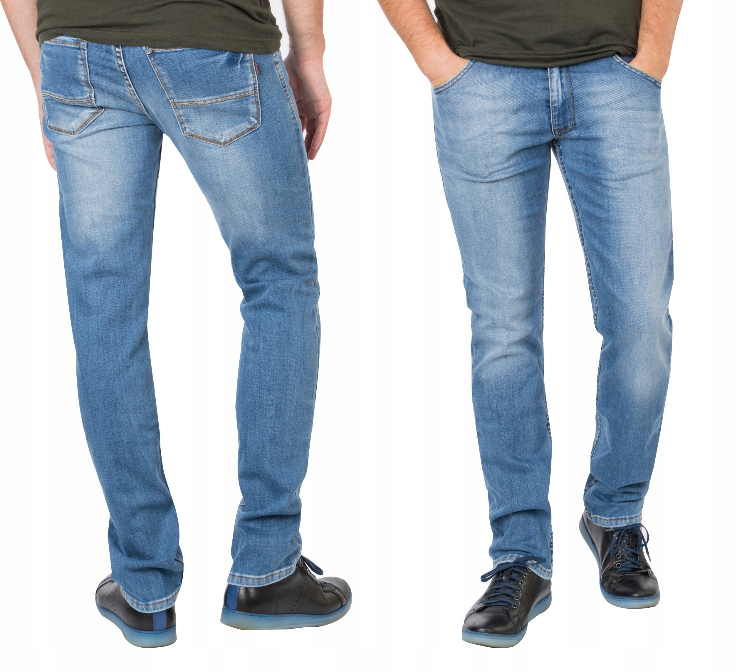 Spodnie Męskie Jeansy Dżinsy Hunter 110/22 W34 L36