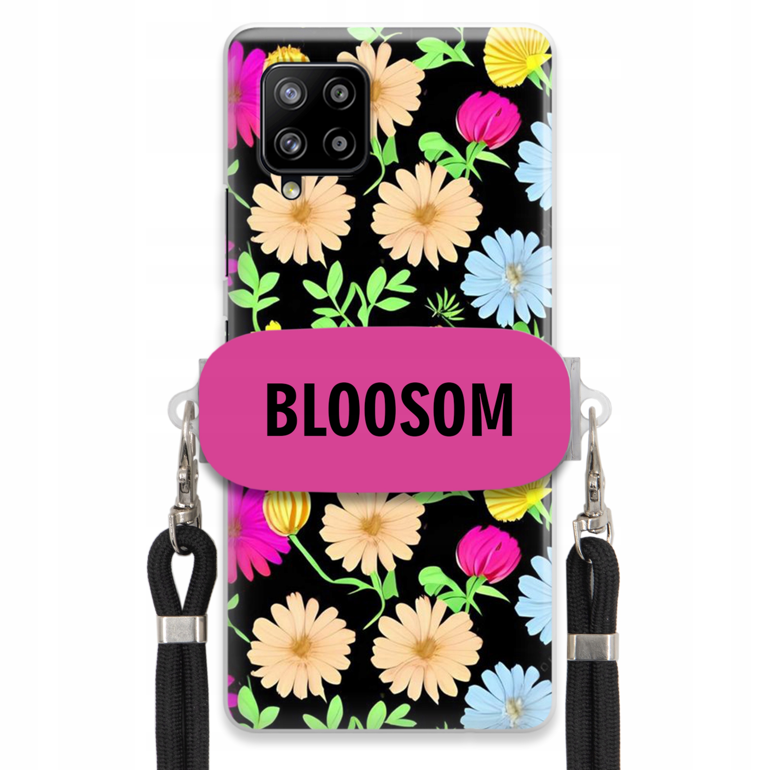 Puzdro Crossbody Pre Samsung A42 5G Puzdro Case Kvety Bloosom Flower