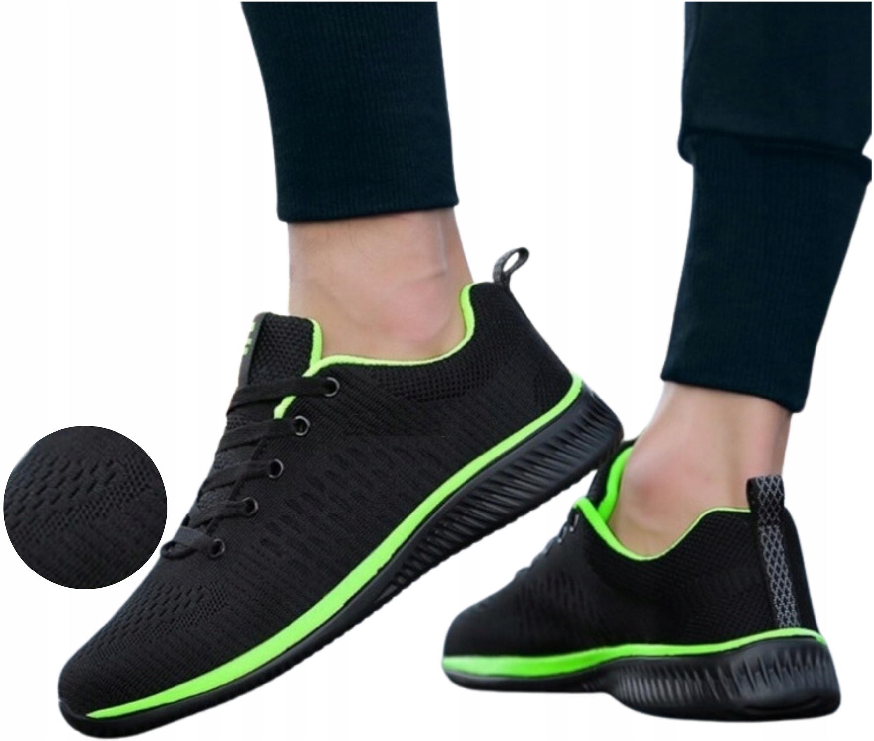 Buty robocze PÓŁBUTY SPORTOWE czarne Bardzo Lekkie Przewiewne Oddychające