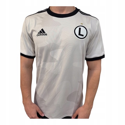 Adidas Koszulka meczowa szara Fortuna Legia Warszawa vintige retro roz. M