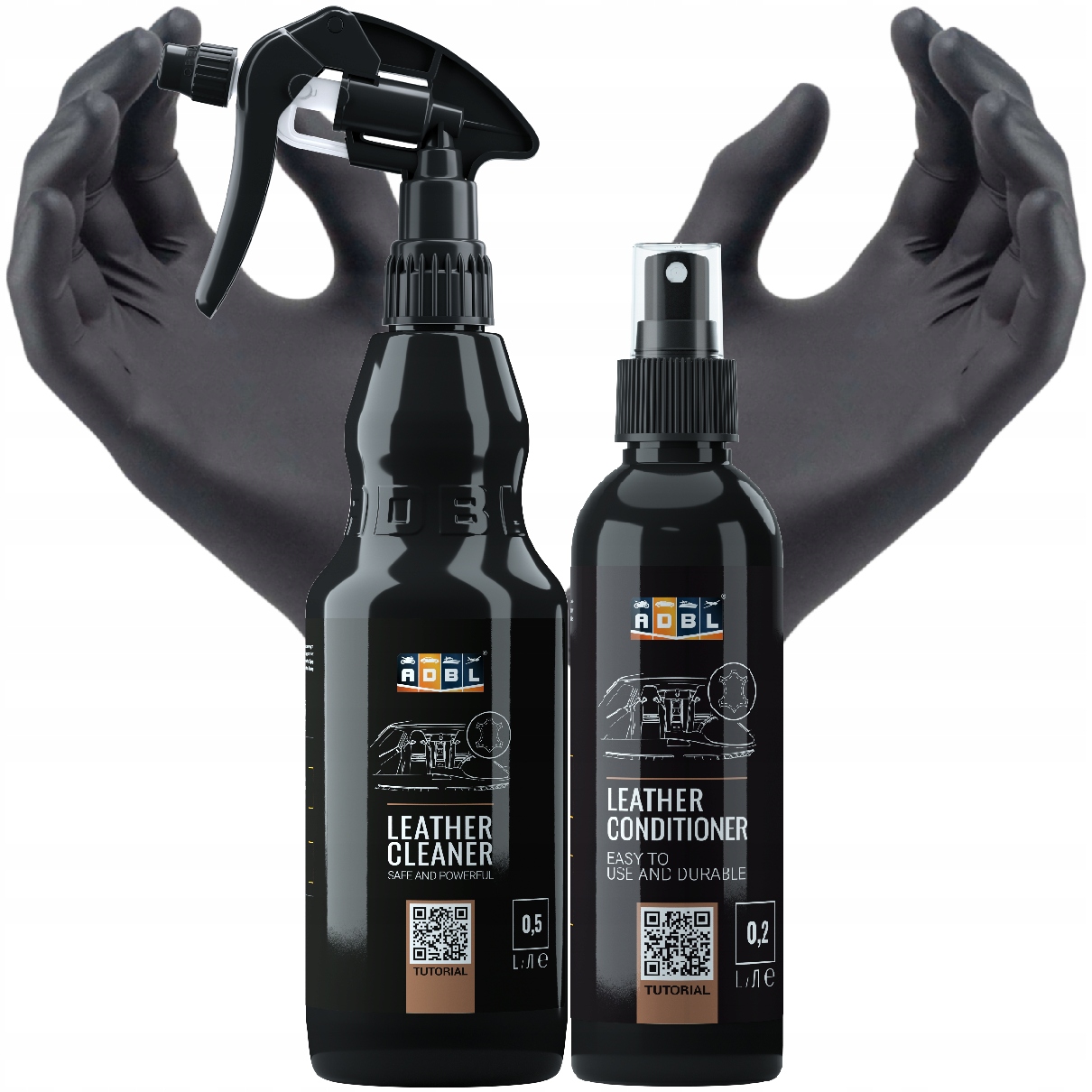 Adbl Zestaw Do Czyszczenia Skóry Leather Cleaner Conditioner Akcesoria
