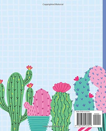 Palencia, Elsa Cute plants Composition Notebook succulents: Wide-Ruled, 7.5 Język publikacji angielski