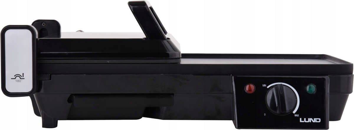 LUND GRILL ELEKTRYCZNY 2000W STOŁOWY ROZKŁADANY 2W1 Z REGULACJĄ 67455 Model 67455