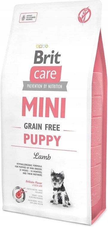 Brit Care Mini Grain-Free Puppy sucha karma dla szczeniąt z jagnięciną 7 kg