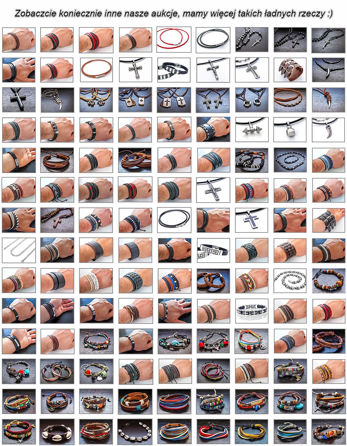 NASZYJNIK RÓŻANIEC STAL 316L Materiał inny