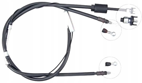 13355603 - ТРОС РУЧНОГО ТОРМОЗА OPEL MERIVA B 10-