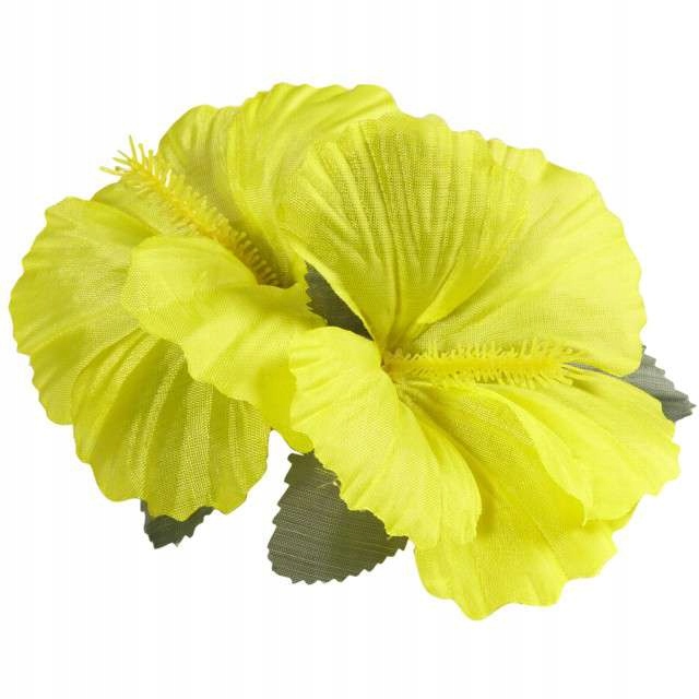 

Spinka do włosów Hawajska kwiaty Hibiskus żółty