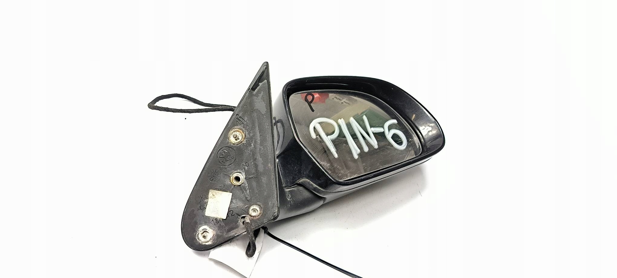 mirror right PIN 6 SKODA OCTAVIA II