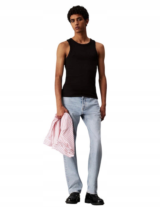 Calvin Klein Jeans Černá Bavlněná Halenka Bez Rukávů M O_a