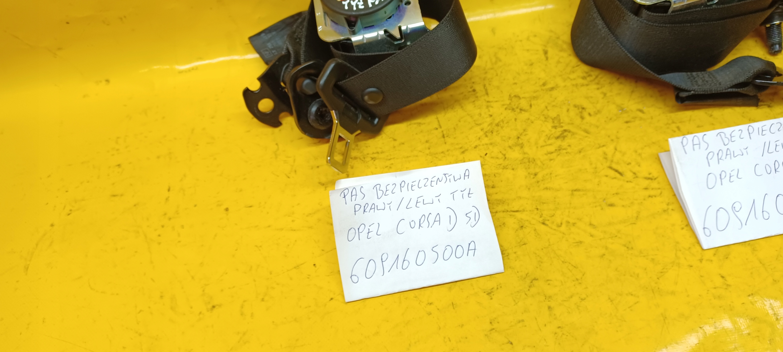 ремень безопасности opel oe 609160500A