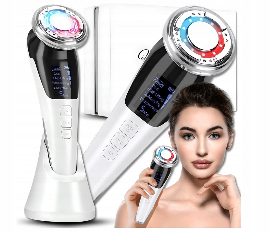 Bezjehlová Mezoterapie Masážní Přístroj Na Obličej Ems Lifting 5v1 Masážní Přístroj