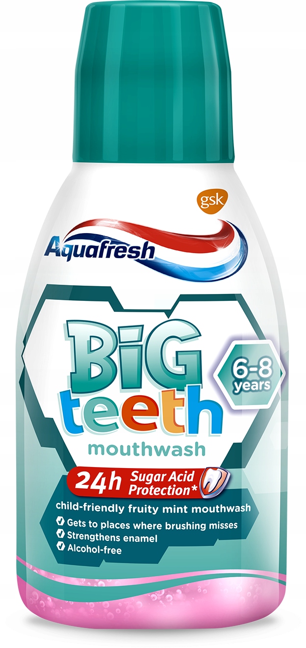 

Aquafresh Big Teeth płyn do jamy ustnej dzieci