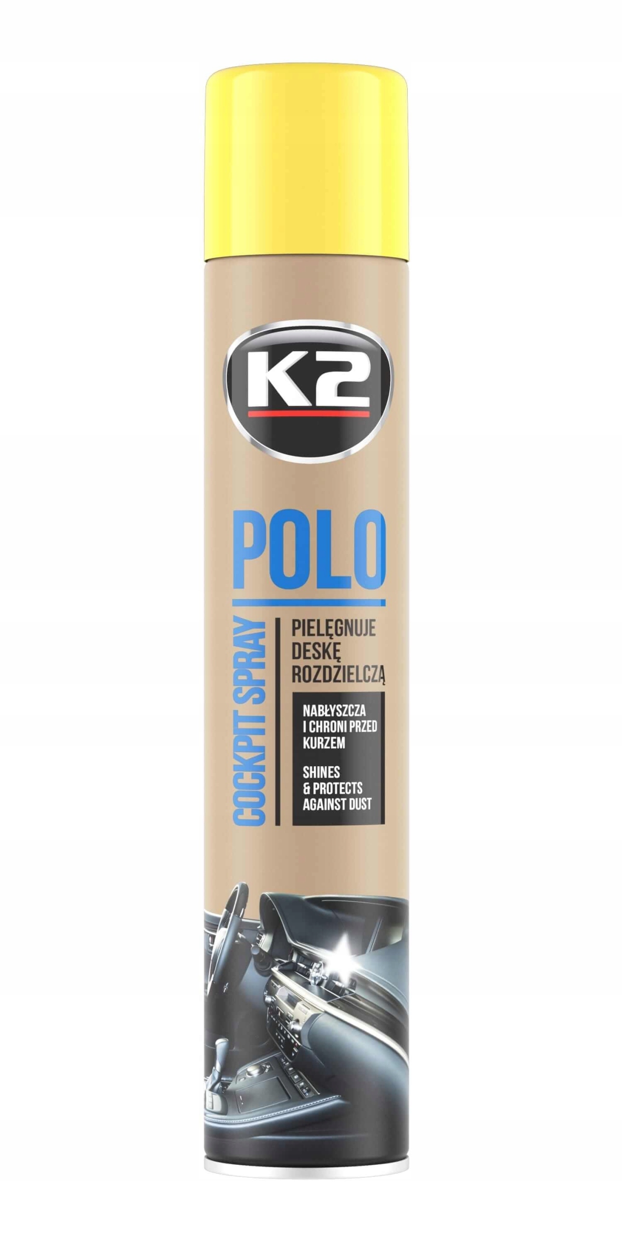 

K2 Polo Cockpit Spray Do Kokpitu Cytryna 750 ML