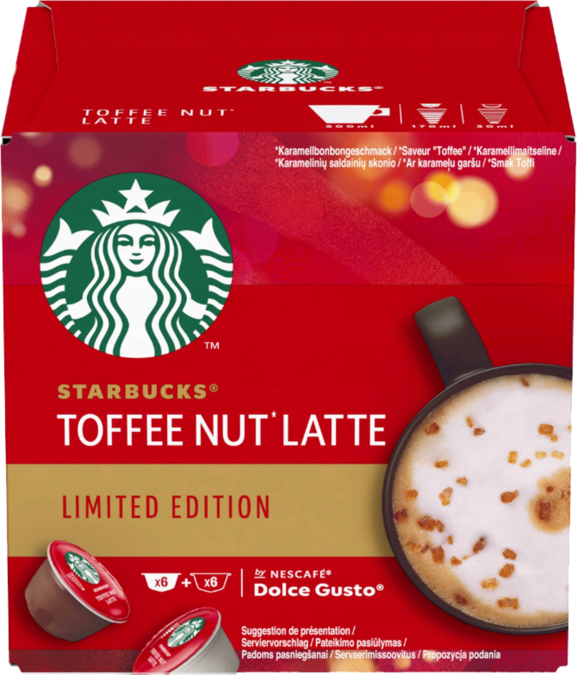 Kapsułki STARBUCKS Dolce Gusto ZESTAW 6 x 12 MIX Kompatybilne z Dolce Gusto