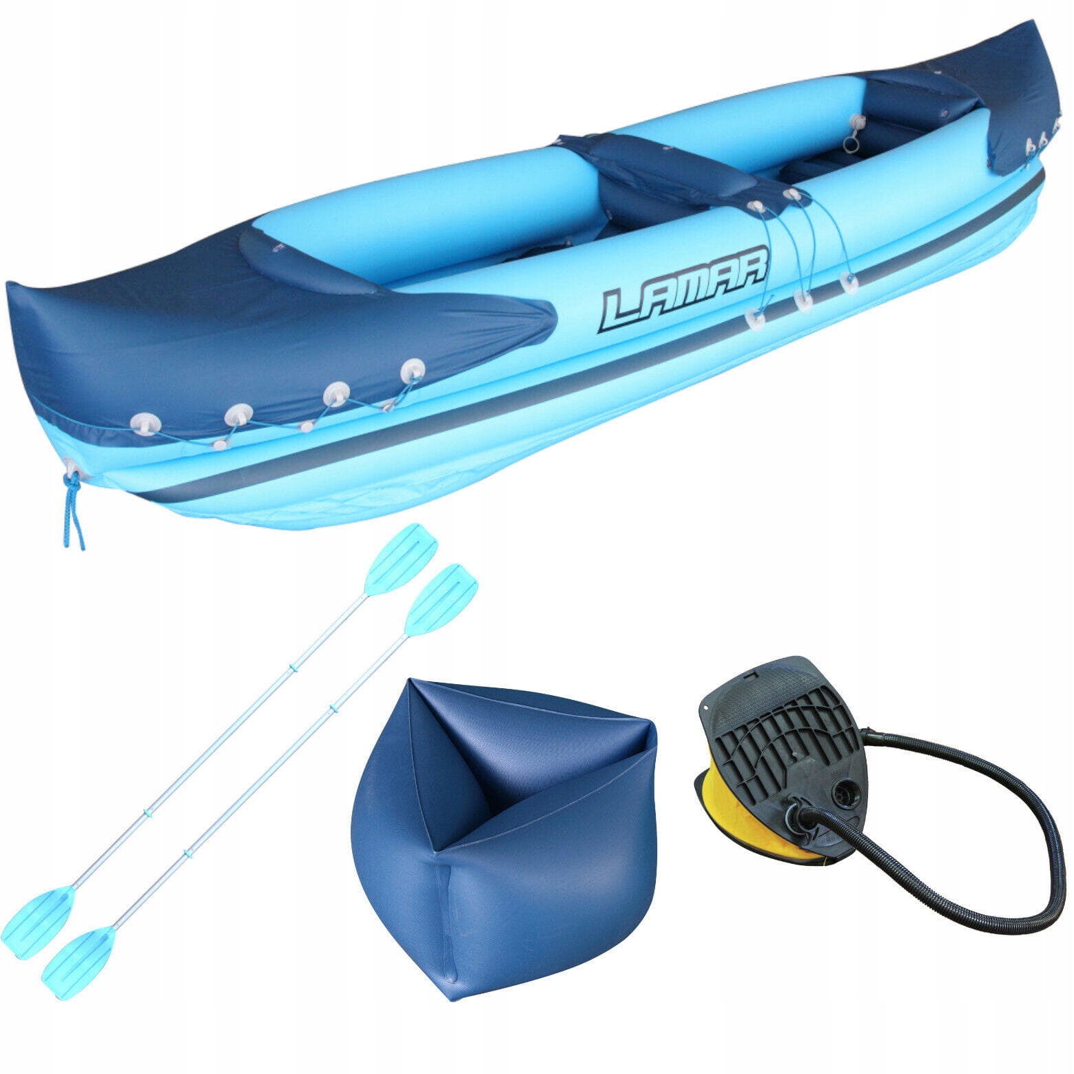 2-místný nafukovací kajak vyrobený z Pvc příslušenství