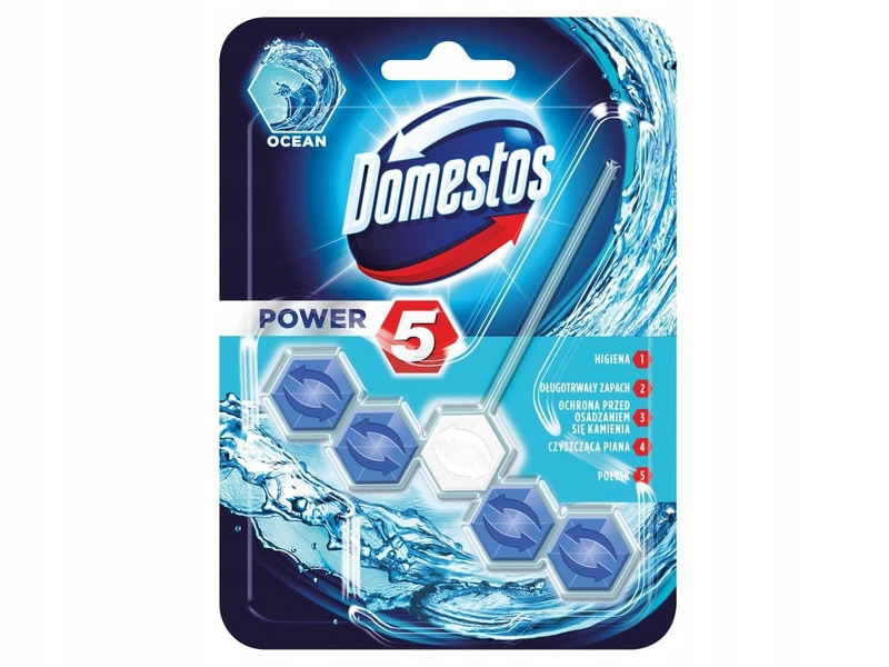

Kostka do Wc Domestos Power 5 Ocean 55g