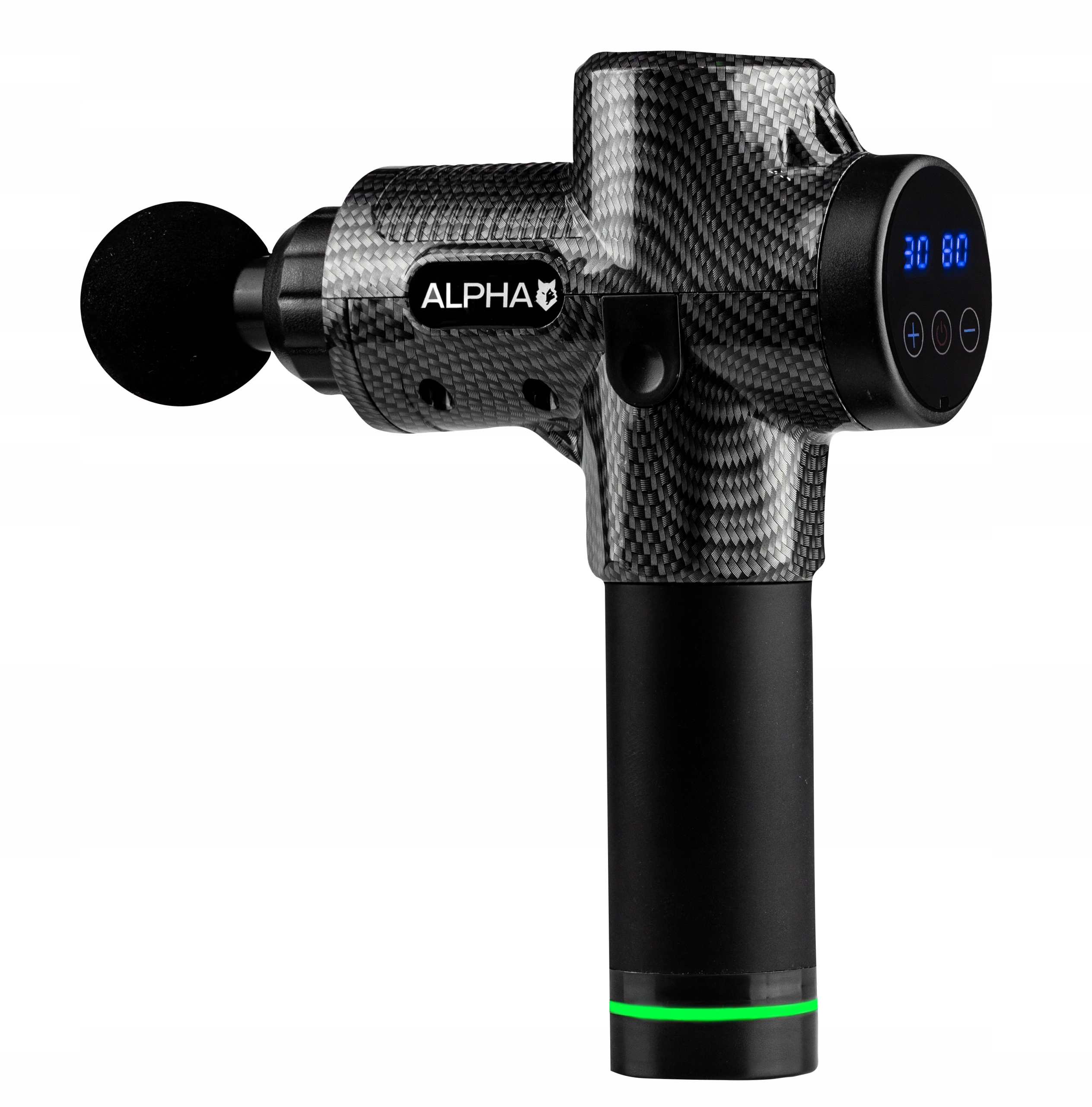 PISTOLET DO MASAŻU MASAŻER DO PLECÓW CIAŁA MASSAGE GUN PRO ALPHA Rodzaje wibracji pionowe