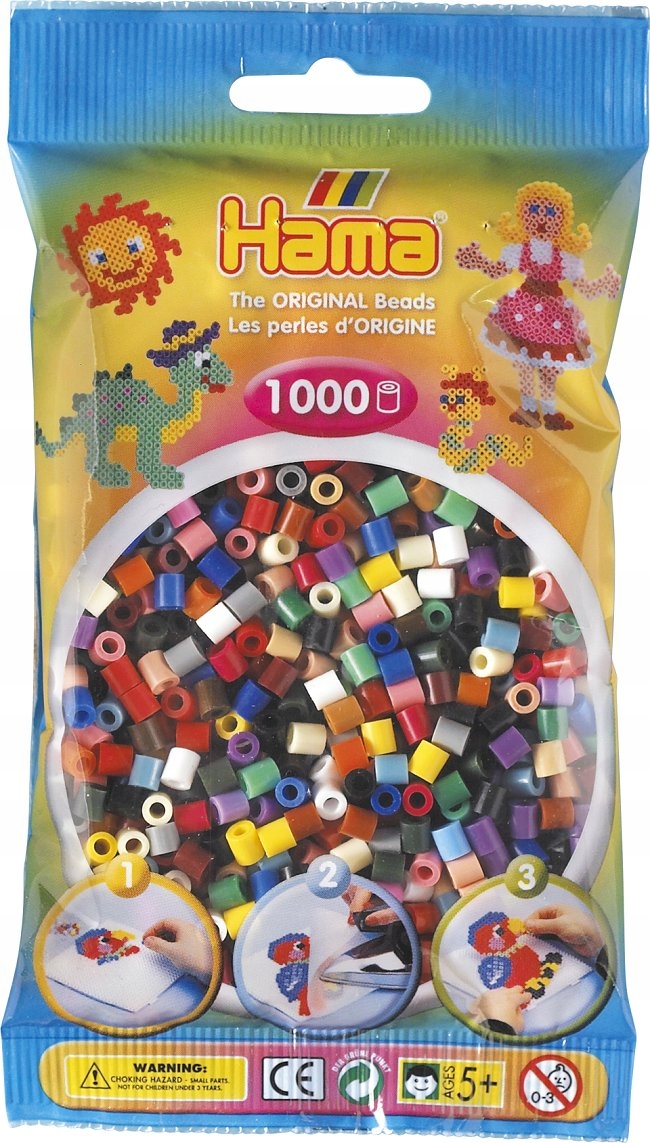 

Hama 207-67 Koraliki midi, MIX 1000 sztuk