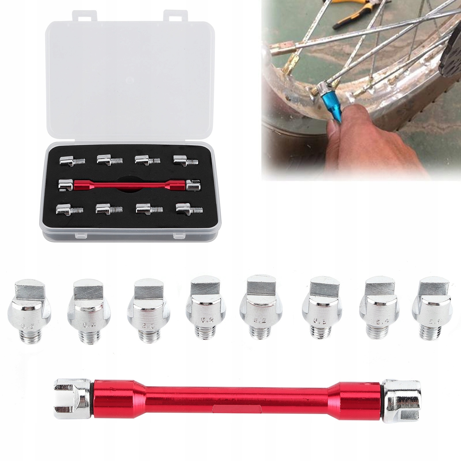 ZESTAW KLUCZ DO SZPRYCH MOTOCYKLOWYCH Producent inny