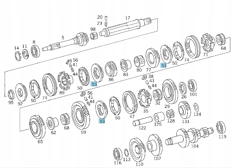 A3142622434 - Кольцо синхронизатора Mercedes-Benz