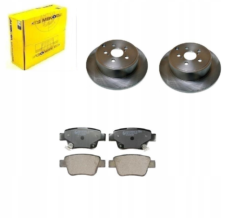 Kotouče Kostky Avensis T25 2.2D4D 03-09 Zadní 280MM