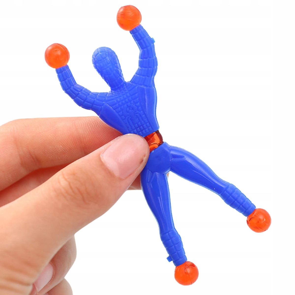 LEPKI SPIDER-MAN ŻELOWY ALPINISTA LUDZIK WSPINACZKA GADŻET NA SZYBĘ