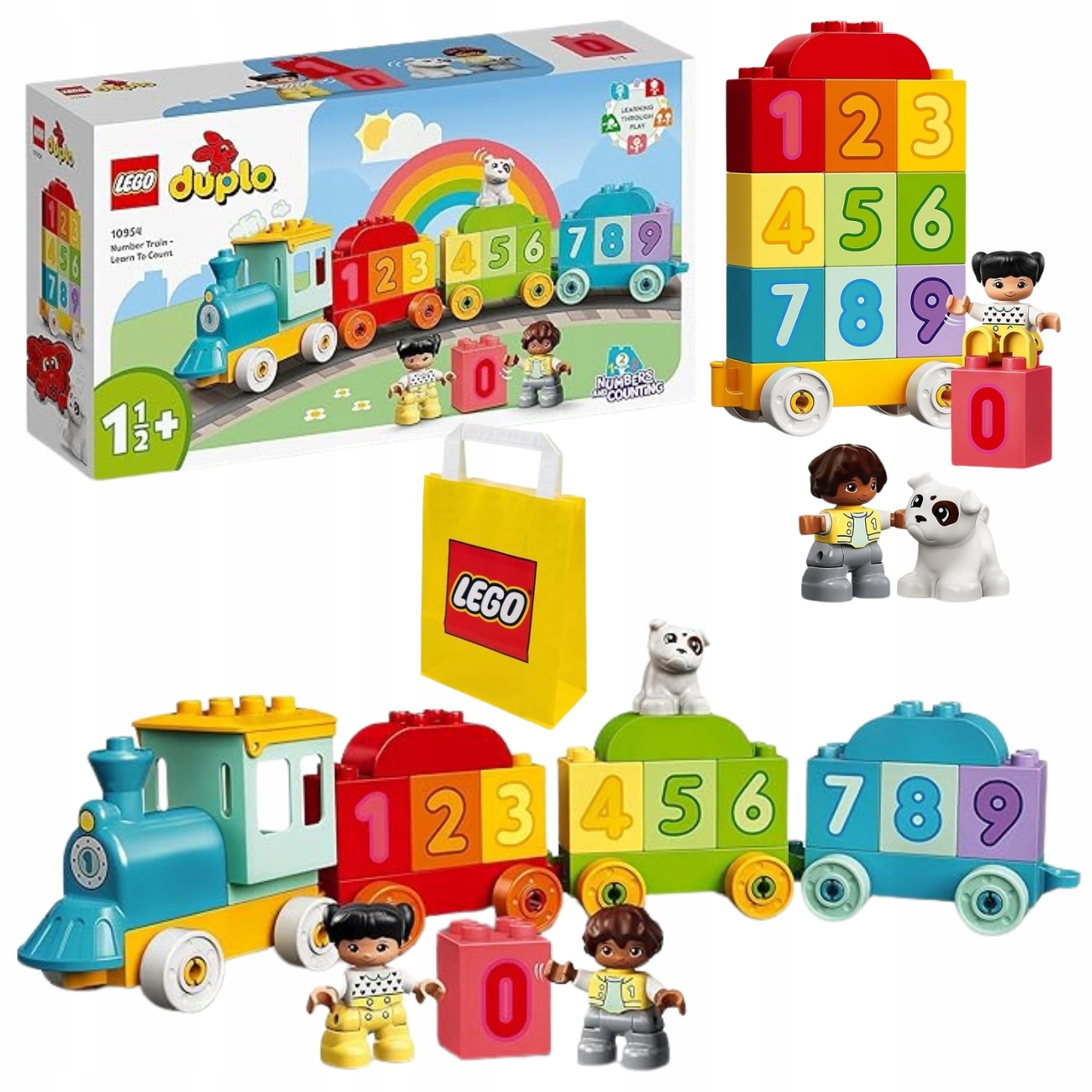 Lego Duplo 10954 Vlak s čísly Učení se počítat Taška Lego Dárek