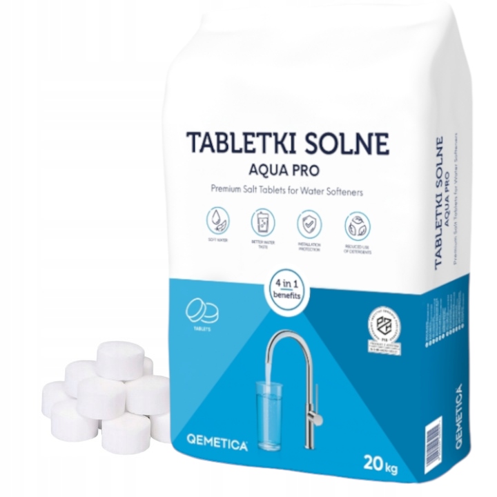 Tabletki Solne Do Uzdatniania Wody Qemetica Sól Do Zmiękczacza Ciech 20kg