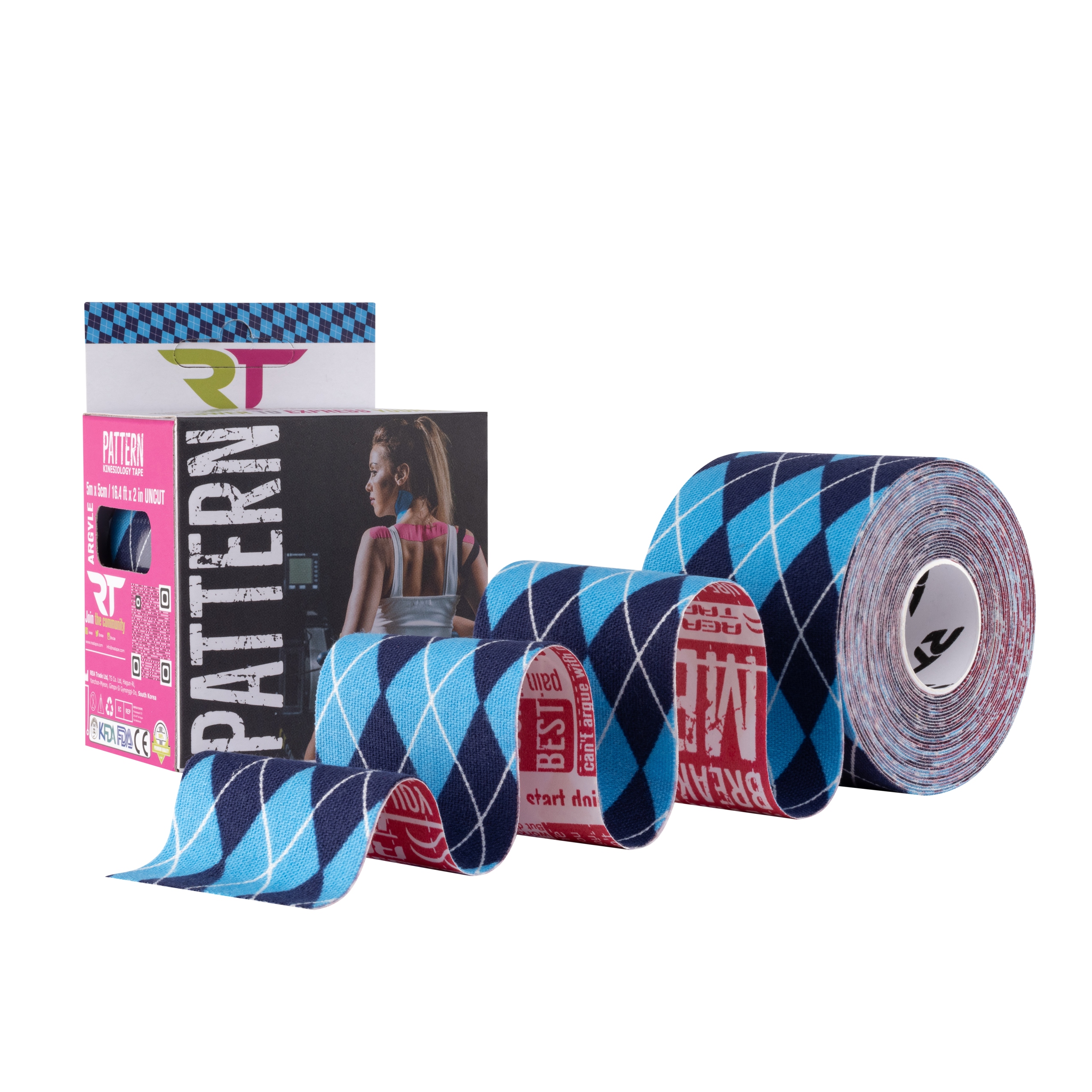 

Taśma Tejp Kinesiology Rea Tape kratka Plastry 3NS