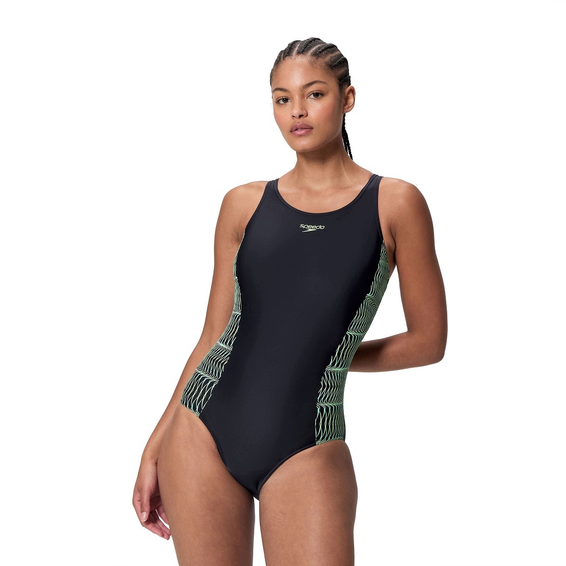 Dámské jednodílné plavky Speedo Placement Medalist r. D38|M