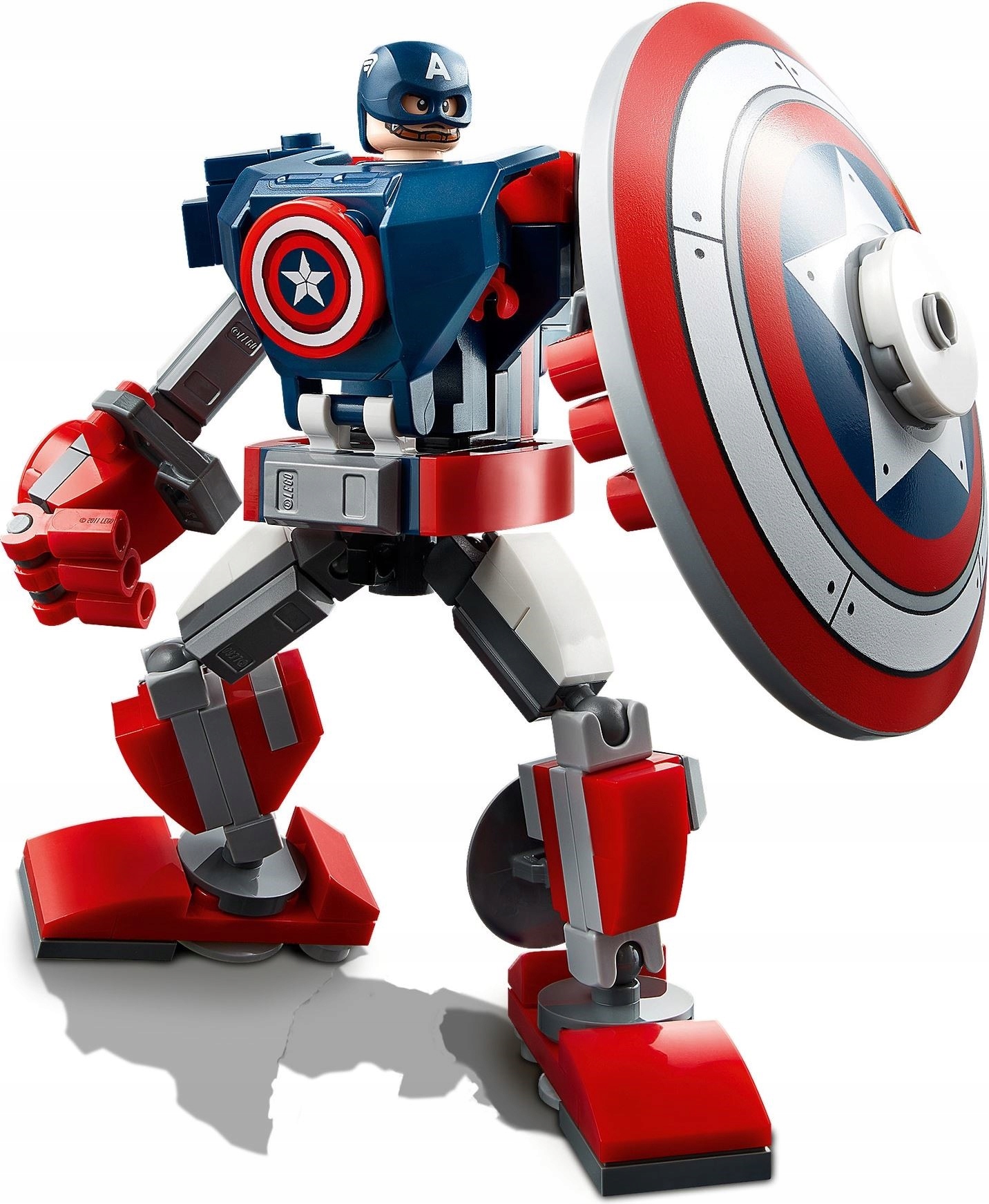 LEGO AVENGERS 76168 - MECH ROBOT FIGURKA KAPITAN AMERYKA + TORBA NA PREZENT Numer produktu 76168