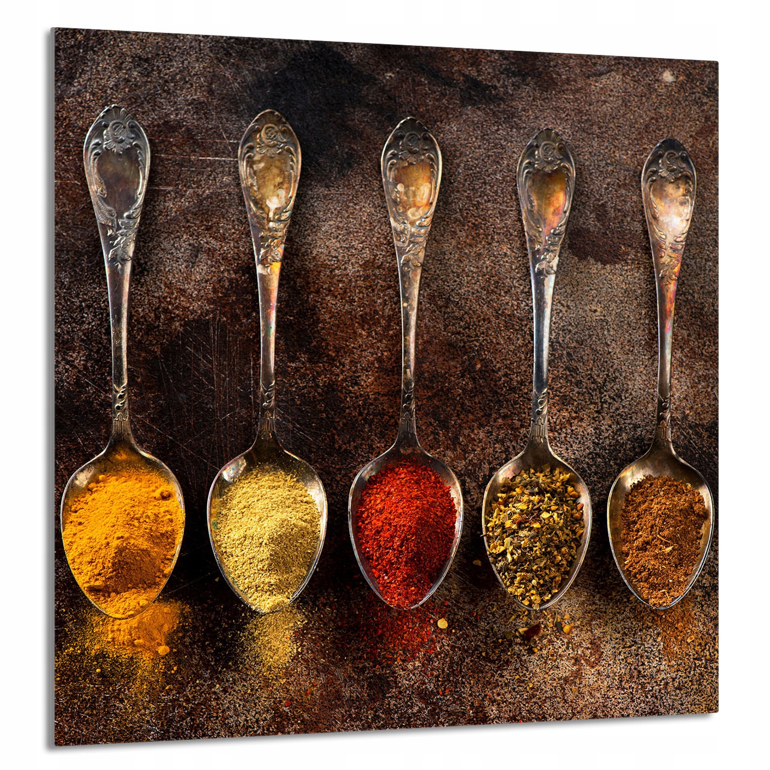 Skleněný Panel Do Kuchyně 60x65 Koření Tvrzené Sklo