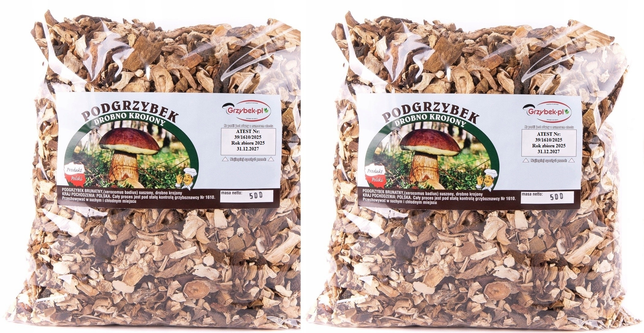 Podhoubík Jemně Krájený 3kg Nová Sbírka 2025 Polský Atest houby