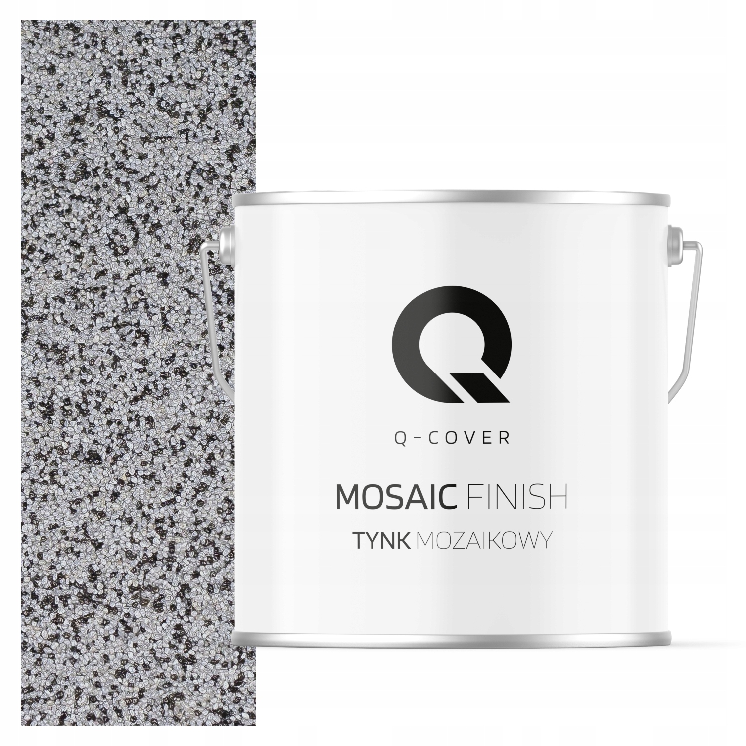 Mozaiková pryskyřičná omítka 7 kg Vnitřní vnější barva Šedá M34 Ozdobná