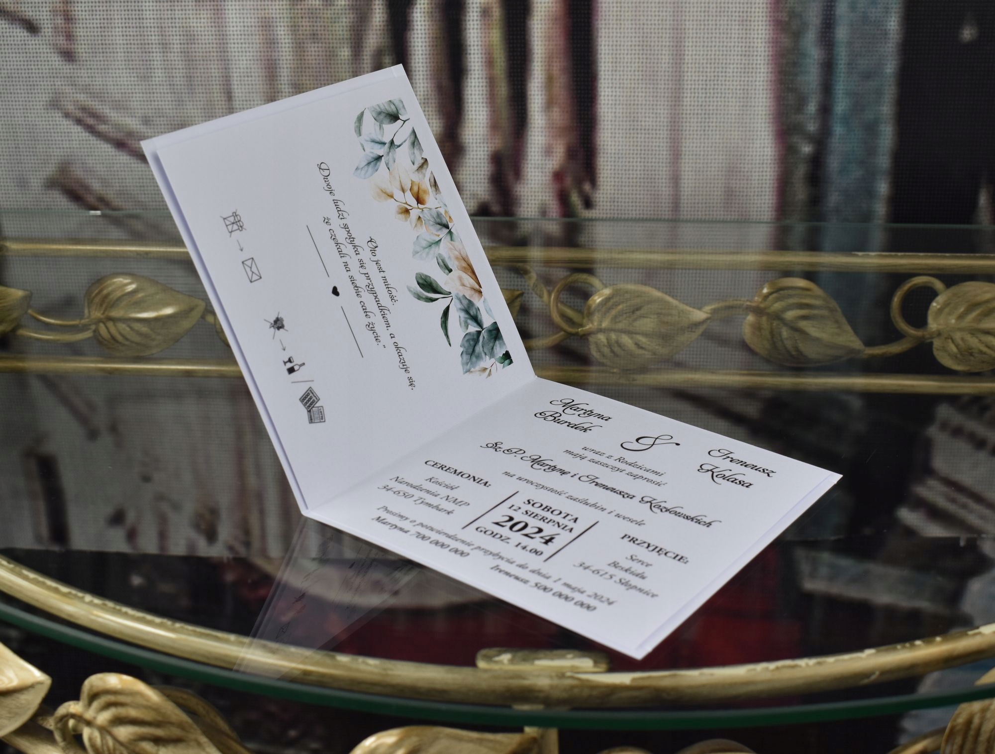 Zaproszenie, zaproszenia na ślub, ślubne EAN (GTIN) 4187789890902